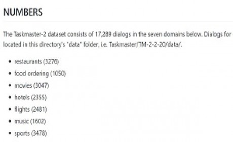 TaskMaster-2数据集